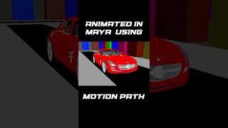 Car Animation Using Curve & Motion Path in Maya #animation #3danimationsoftware #3dart