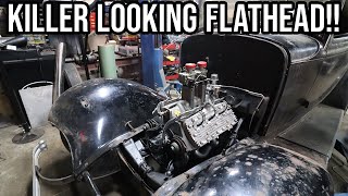 Our 1932 Ford Sedan Gets Its First Flathead V8 EVER!!!