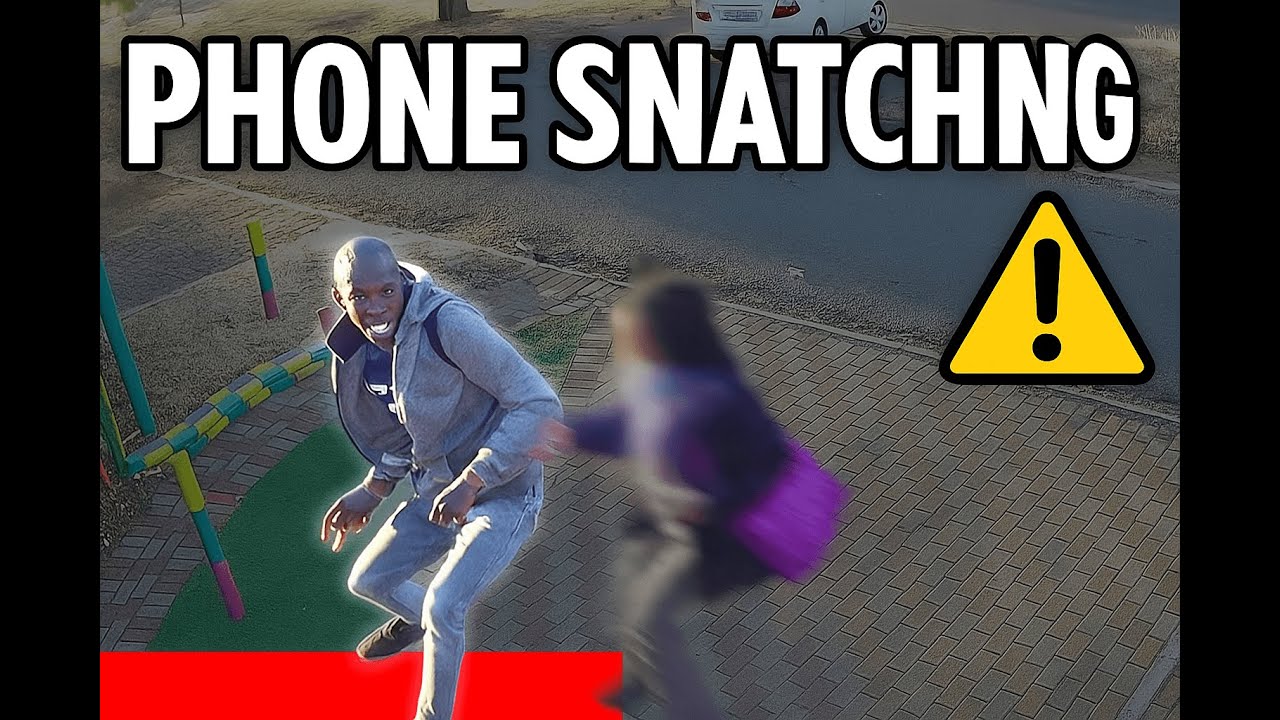 Phone Snatching Caught on Camera In South Africa - YouTube