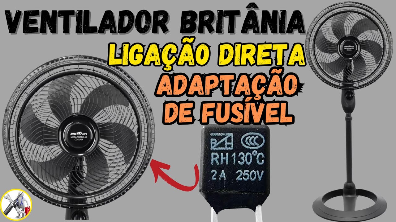 Veja como testar e ressuscitar o ventilador de coluna Britânia mega turbo 40 que não liga
