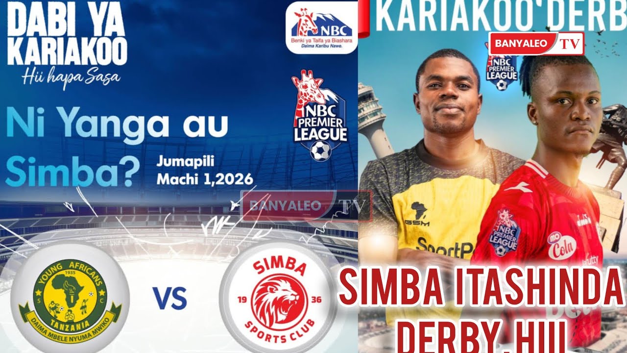 #live  CLOUDSFM  :DERBY  hii SIMBA  wanashinda kibabe Machi 1.2026 new Aman Complex