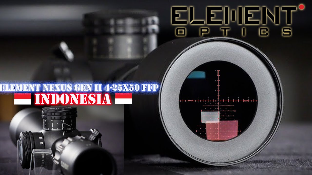 Element Optics Nexus Gen II 4-25x50 FFP APR 2D MRAD, Full Review 