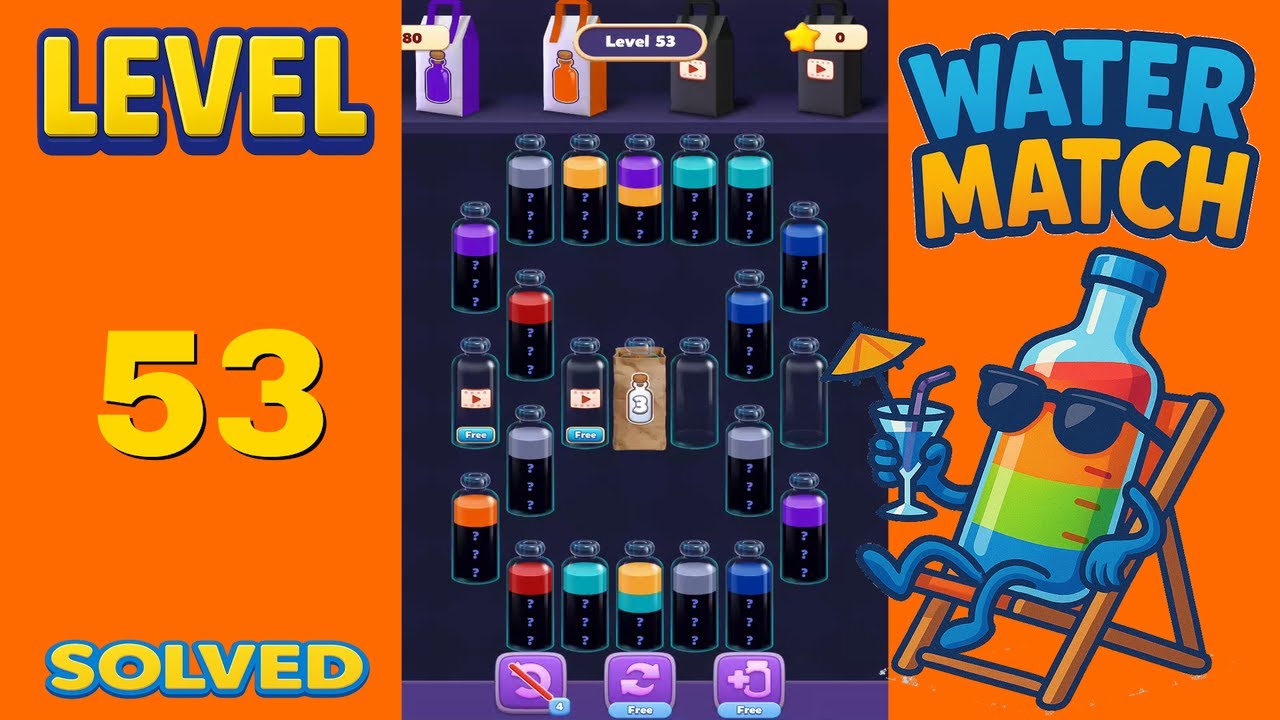 Level 53 Complete Water Match – Level 53 | Walkthrough - YouTube