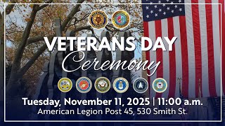 2025 City of Perth Amboy Veterans Day Ceremony