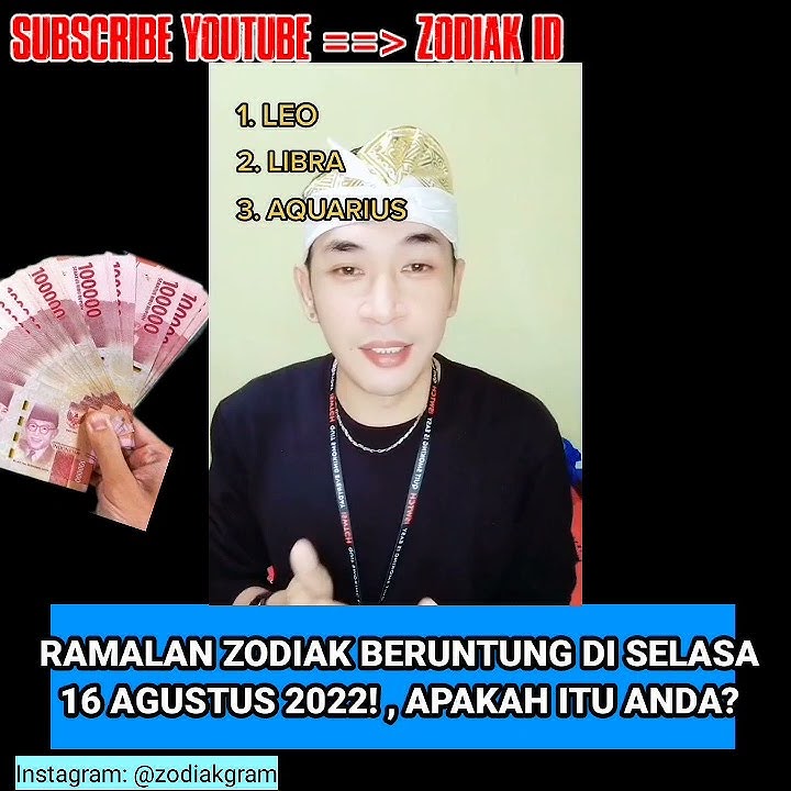 ZODIAK BERUNTUNG DI SELASA 16 AGUSTUS 2022 #fyp #zodiak #ramalan #zodiakAgustus