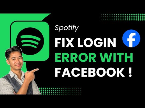How to Fix Spotify Login Error (Facebook Login Failed) !