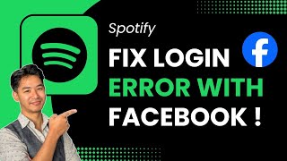 How to Fix Spotify Login Error (Facebook Login Failed) !