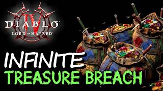 Infinite Treasure Breach & Fastest Goblin Event Reputation Farm - Lord of Hatred - Diablo 4