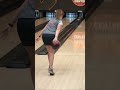 1-2-3-4-5. Watch the footwork. #bowling
