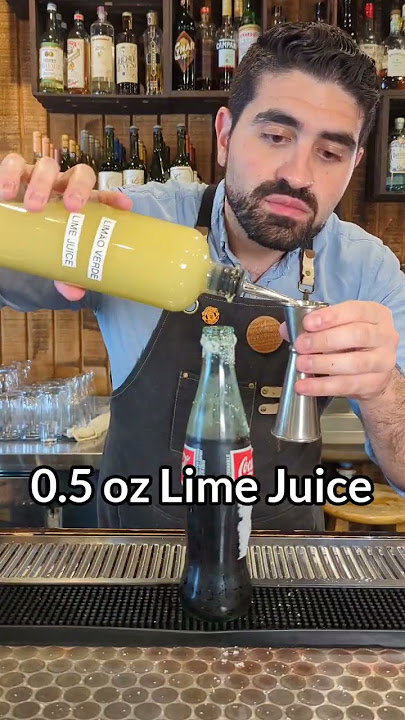 A super popular and simple tequila cocktail, The Batanga!