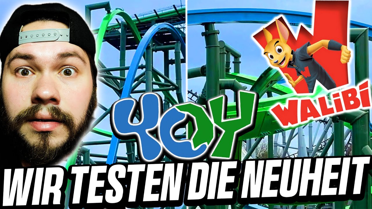 WIR TESTEN DIE NEUHEIT YOY! - Begleitet mich beim VR Erlebnis | Walibi Holland