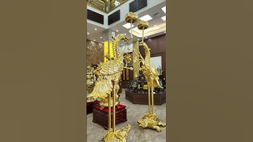 Đôi hạc thờ bằng đồng này đã đủ đẳng cấp chưa các bác?