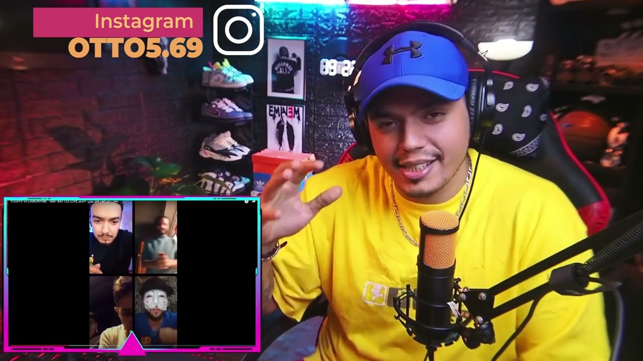 YOUPPI Vs L'ANONYME - RAP BATTLE LIVE [REACTION!!!]