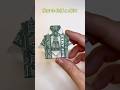 How To Fold A Men S Shirt With A Dollar Bill Diy Easytomake Money Dollarbillorigami