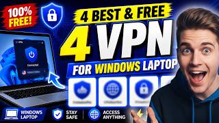 4 Best FREE VPNs for Windows PC/Laptop in 2026 (Safe & FAST) screenshot 3