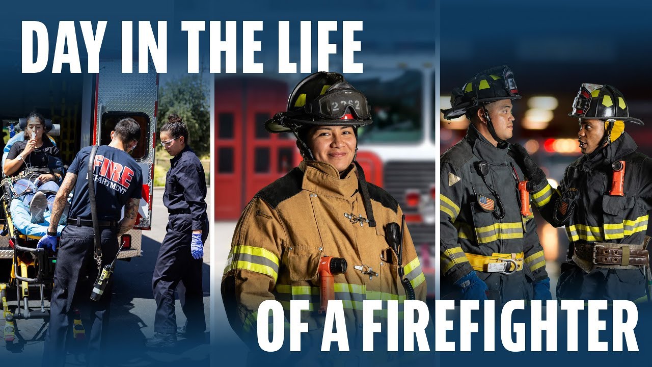 Day in the Life of a Firefighter - YouTube