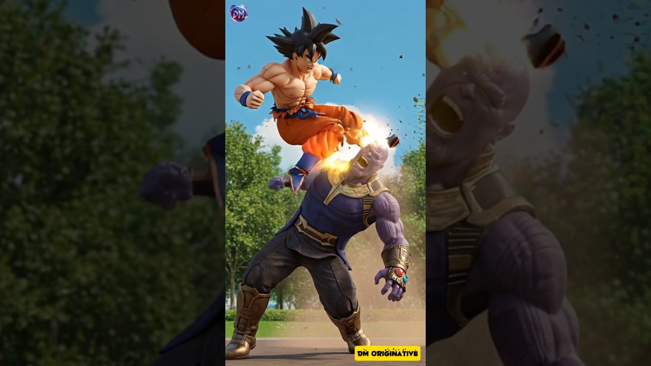 🤯 Goku vs Thanos: Saves Joker Insane Fight! Dragon Ball 