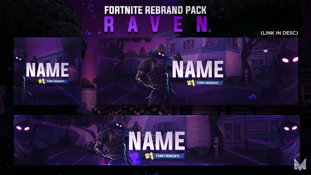 Raven Themed Fortnite Revamp Pack Template Speedart Photoshop Youtube Fortnite Youtube Rebrand Fortnite Youtube Rebrand Raven Themed Fortnite Revamp Pack Template Speedart Photoshop Youtube