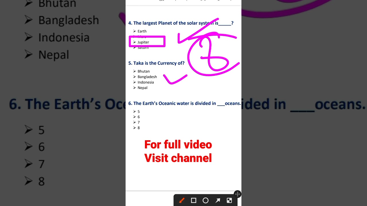 GK mcqs for pma, ppsc and fpsc|Must watch the video