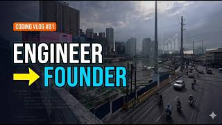 Coding Vlog 1: Software Engineer to Startup Founder - Marketing and Agentic Coding