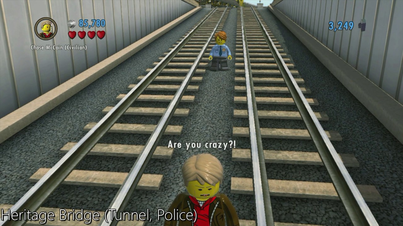 Lego City Undercover Wiiu Trying To Use Trains And Bridges Early Youtube