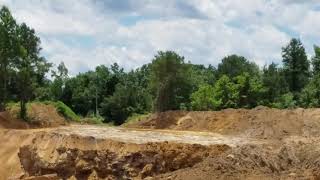 Surface mine explosives in action