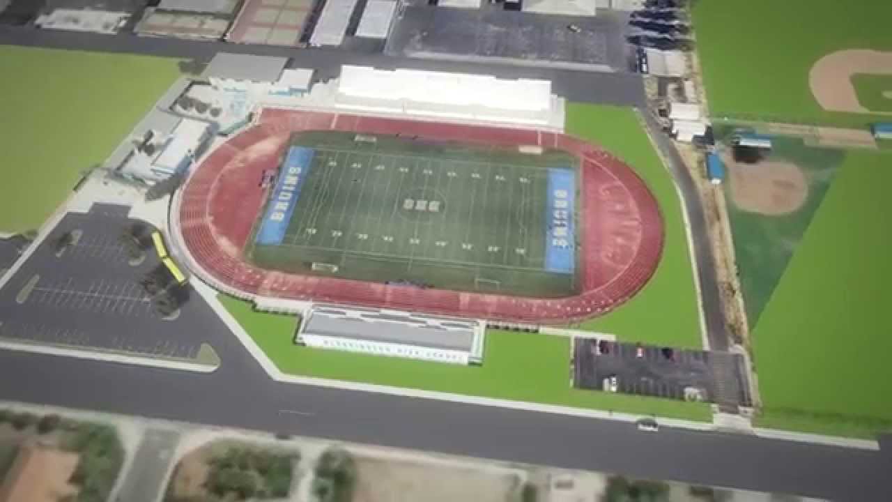 Bloomington HS Stadium Construction Starts 2016 YouTube