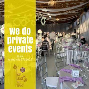 We do private events