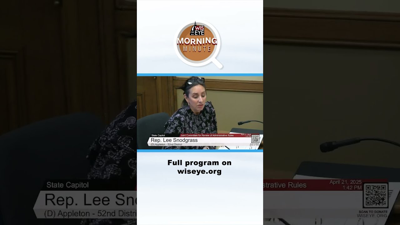 JCRAR Fails Motion On Rules For Election Observers Wisconsineye Wipolitics Wisconsin Shorts