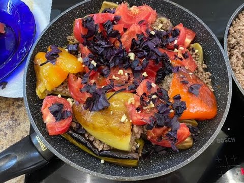 Армянское блюдо Гарни Ярах 🍆🍅🥩