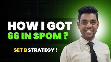 How I Cleared SPOM Set B | Full Strategy | 66 Marks |