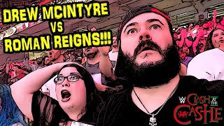 DREW MCINTYRE VS ROMAN REIGNS!!! - WWE CLASH AT THE CASTLE LIVE REACTION