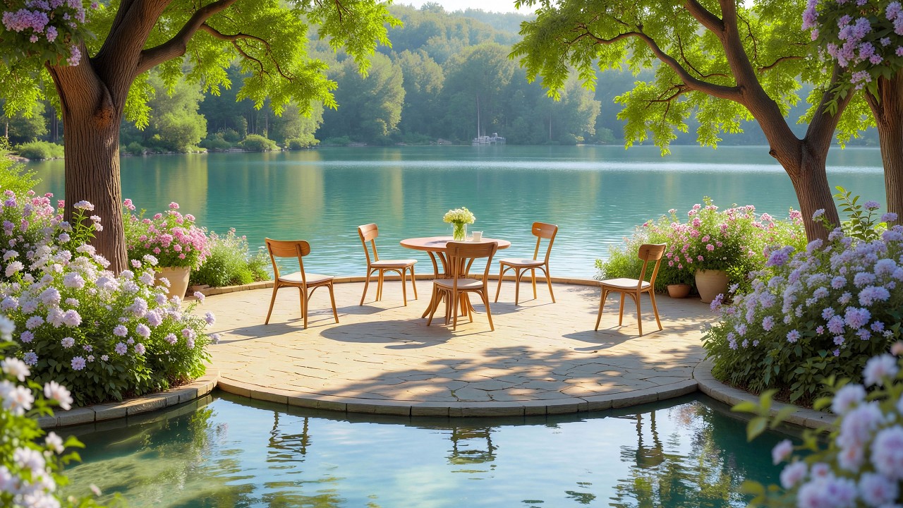 Прекрасное, спокойное утро у озера 🌸 Расслабляющая фортепианная музыка для учебы и работы