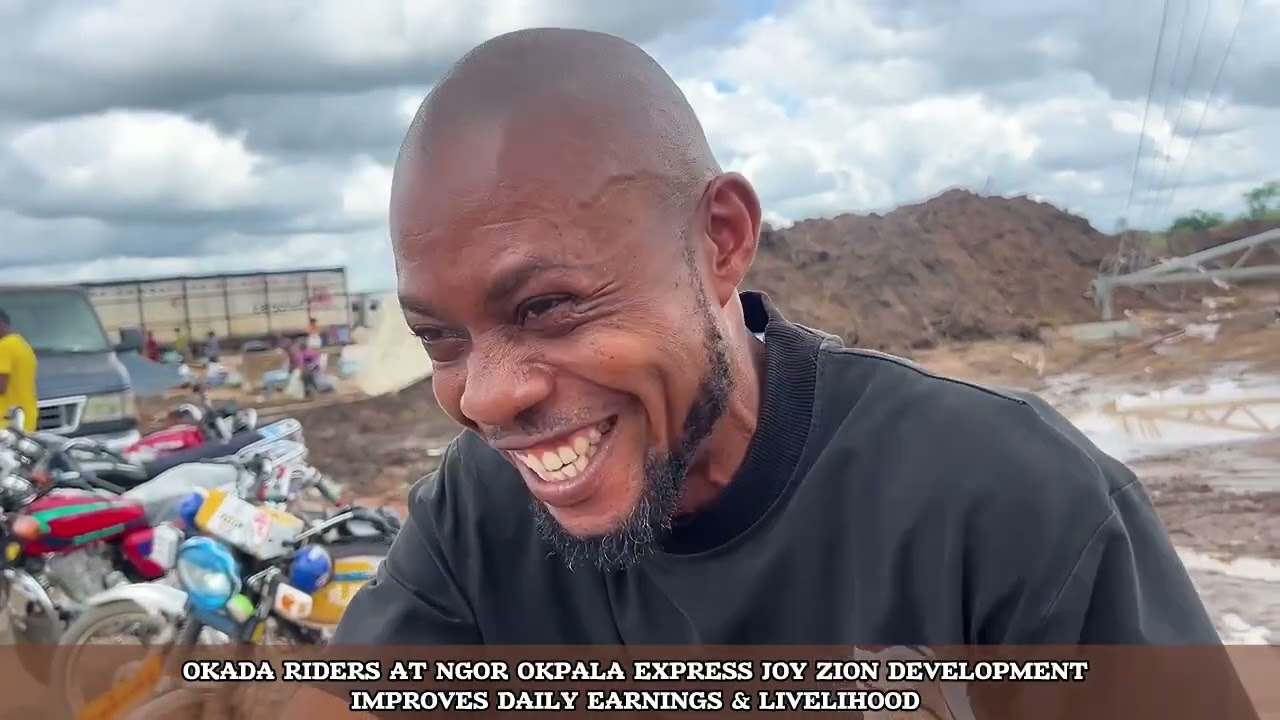 Мотоциклисты Нгор-Окпала выражают свою радость по поводу того, что проект «Зион» принесёт большое...