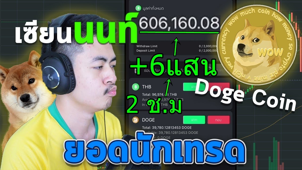 พลังของ Elon Musk Dogecoin+6 แสนบาท!!