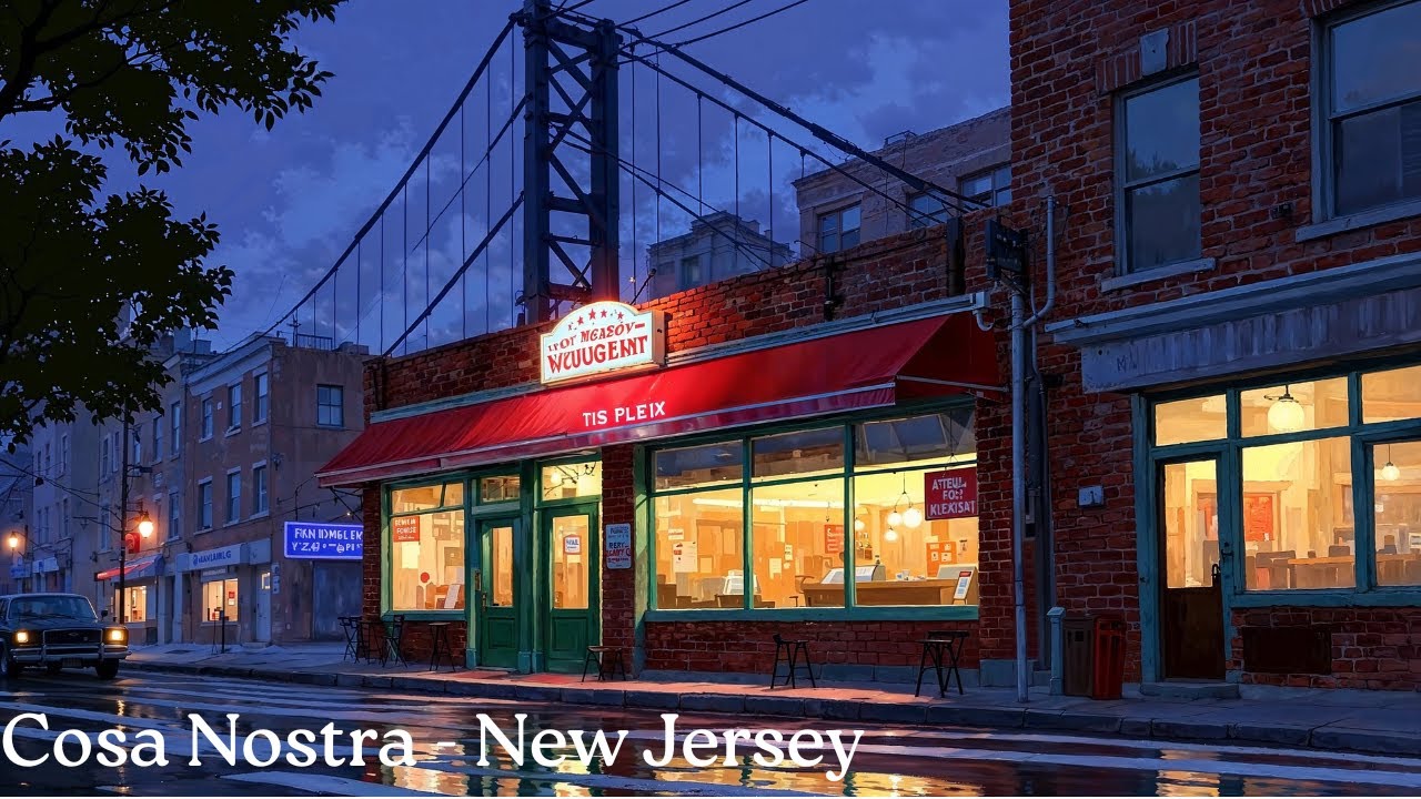 Noir LoFi in New Jersey   Twilight Beats by the Italian Deli 🌙🎶