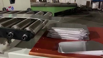 Uncoiler,straightener 2 in 1 + Laminate + NC servo feeder+ Recoiler (License Plate Production Line)