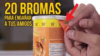 ¡LAS 20 MEJORES BROMAS PARA TUS AMIGOS! Engaña a tus amigos y hermanos - Mayden y Natalia