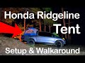 Honda Ridgeline In-Bed Tent - Set up - Install and walk-around