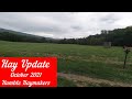 Hay Update October 2021 --- Square Bales of Hay