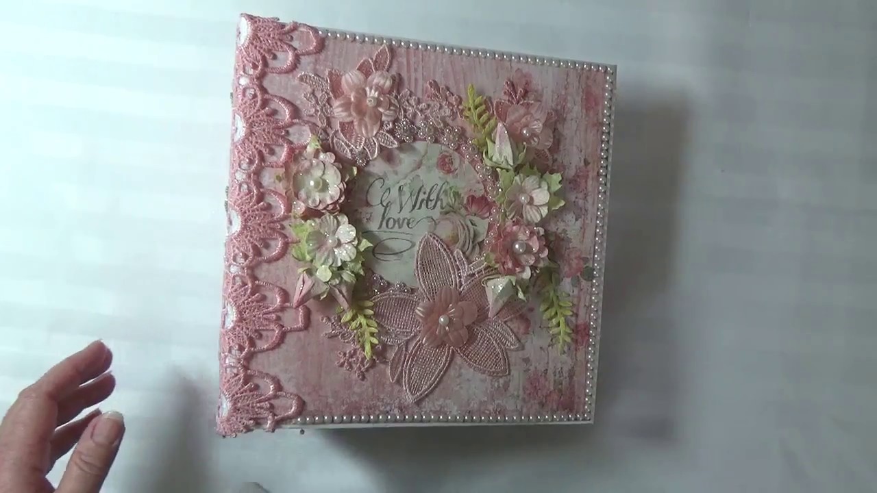 Stamperia Dream Mini Album By Cheryl's Paper Creations stamperia molds