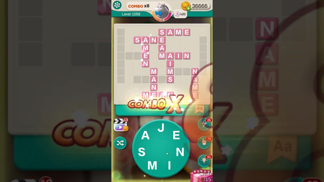 WORD VILLAS level 1058