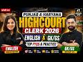 Punjab And Haryana High Court Clerk Classes | English And GK GS | TOP PYQs And Practice