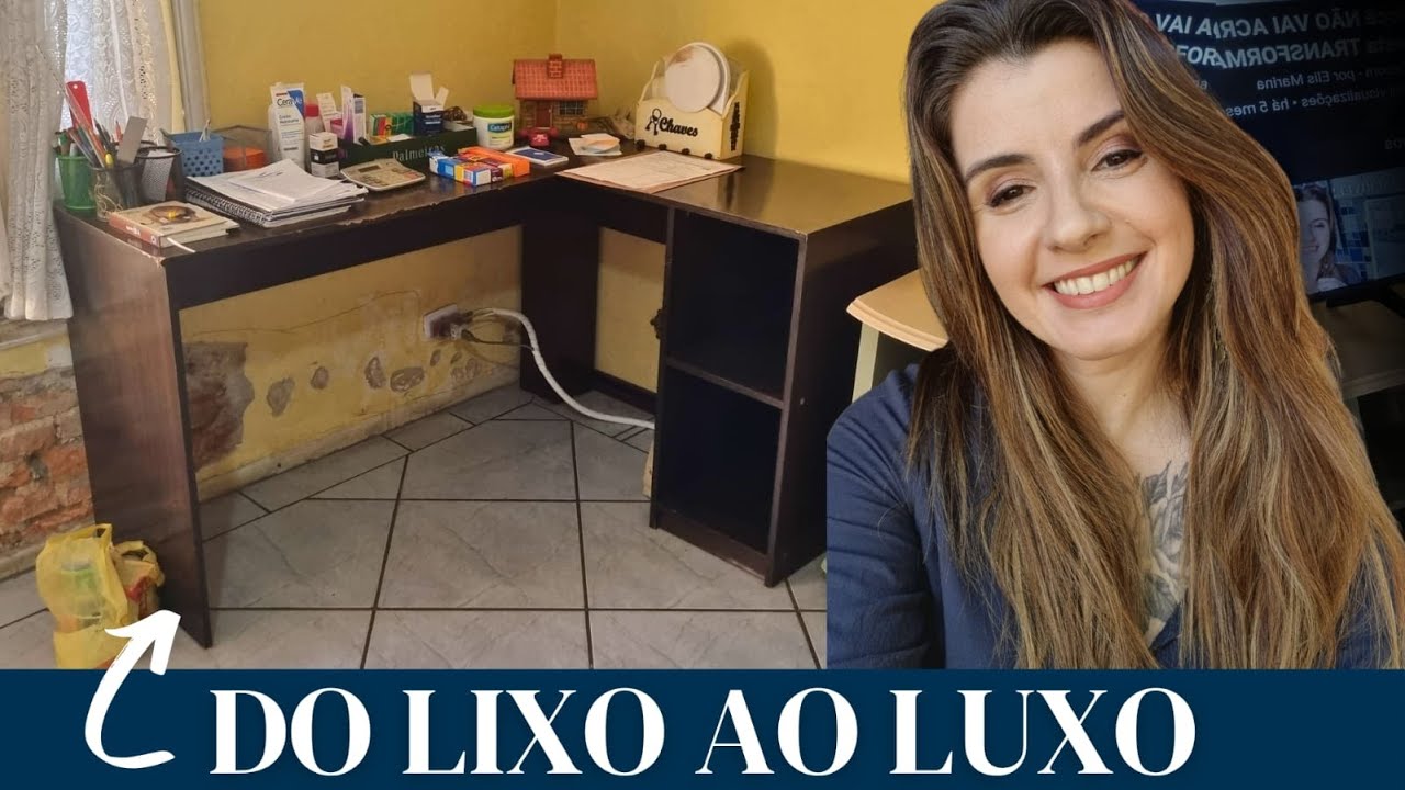 Você NÃO VAI ACREDITAR no que fiz com esse MÓVEL VELHO! FICOU INCRÍVEL! - #dolixoaoluxo #diy