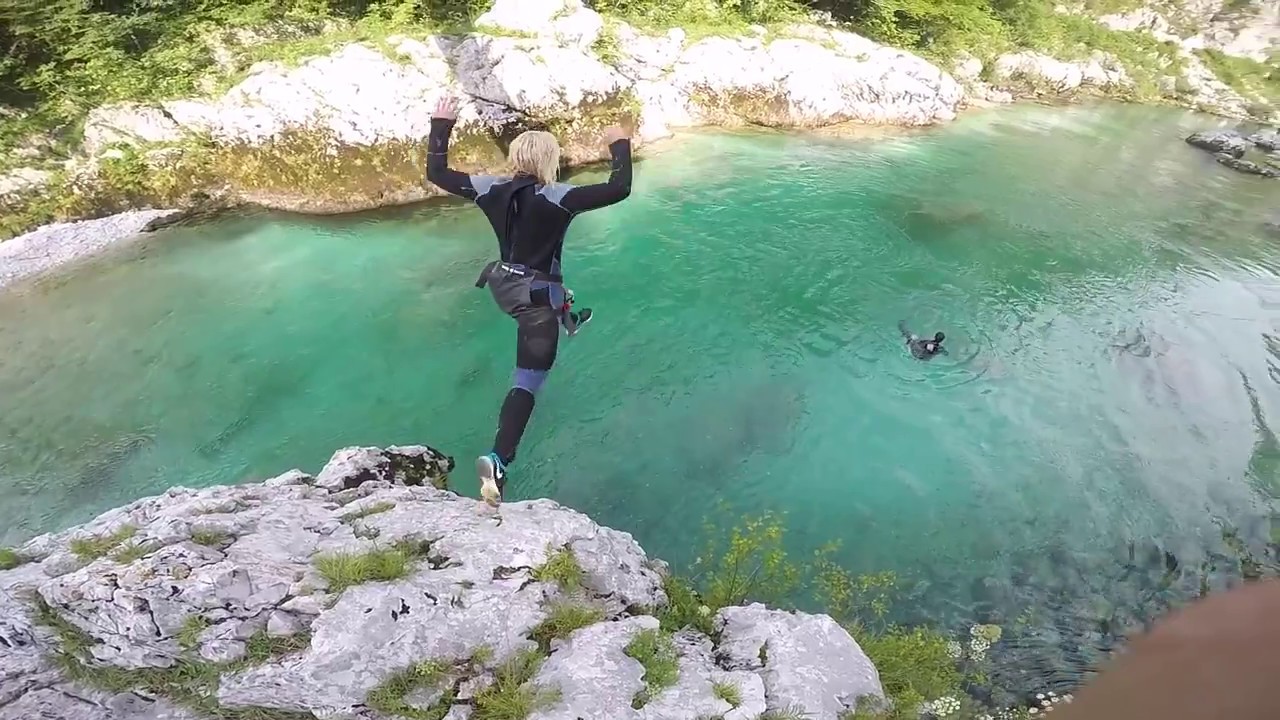 Slovinsko canyoning YouTube