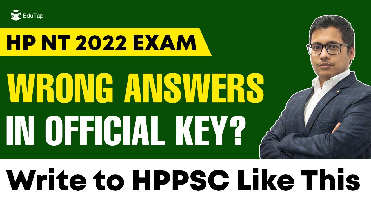 HPPSC Official Answer Key for HP NT Prelims 2022|How To Raise Objection with HPPSC for HP NT Prelims