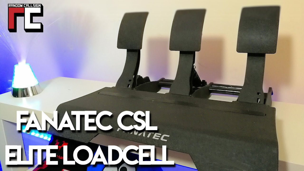 Talvez o melhor upgrade - pedais Fanatec CSL Elite Loadcell - YouTube