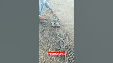 Oddly Satisfying Steel Rebar Strikes — Skilled Hands in Action