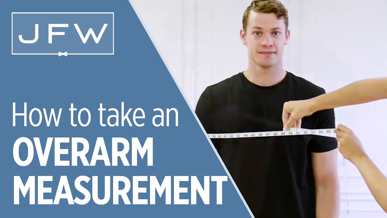 Overarm Measurement For Tuxedo And Suit Rentals