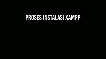 install XAMPP | membuat database baru dan tabel |